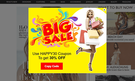 exit-intent discount