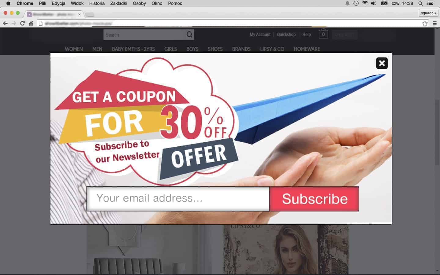 Get coupon subscription