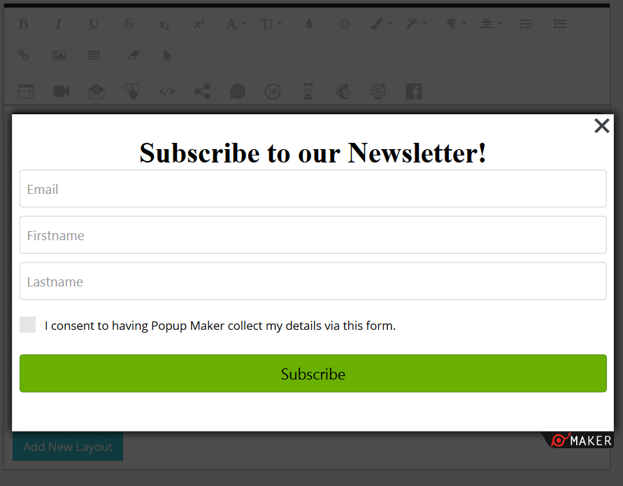 GDPR compliant subscribe to our newsletter