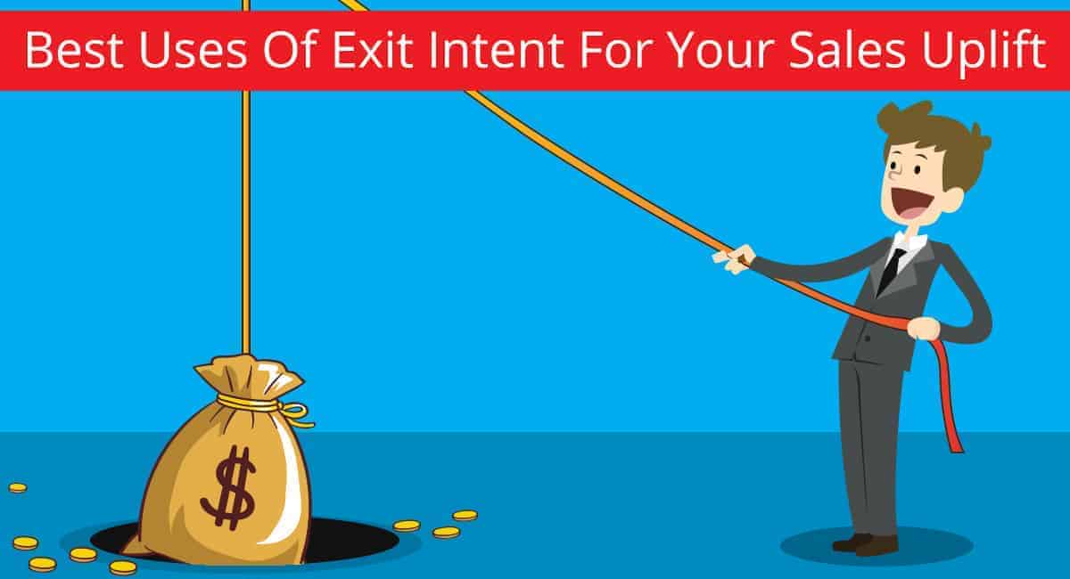 best uses of exit intention popup