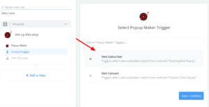 popup maker zapier 4