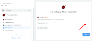 popup maker zapier 6