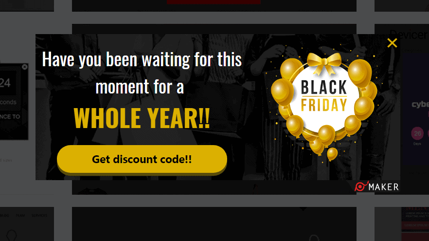 Back Friday Discount