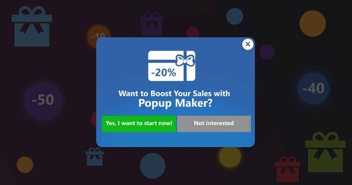 5 Ways To Use Yes/No Buttons To Boost Sales - Popup Maker