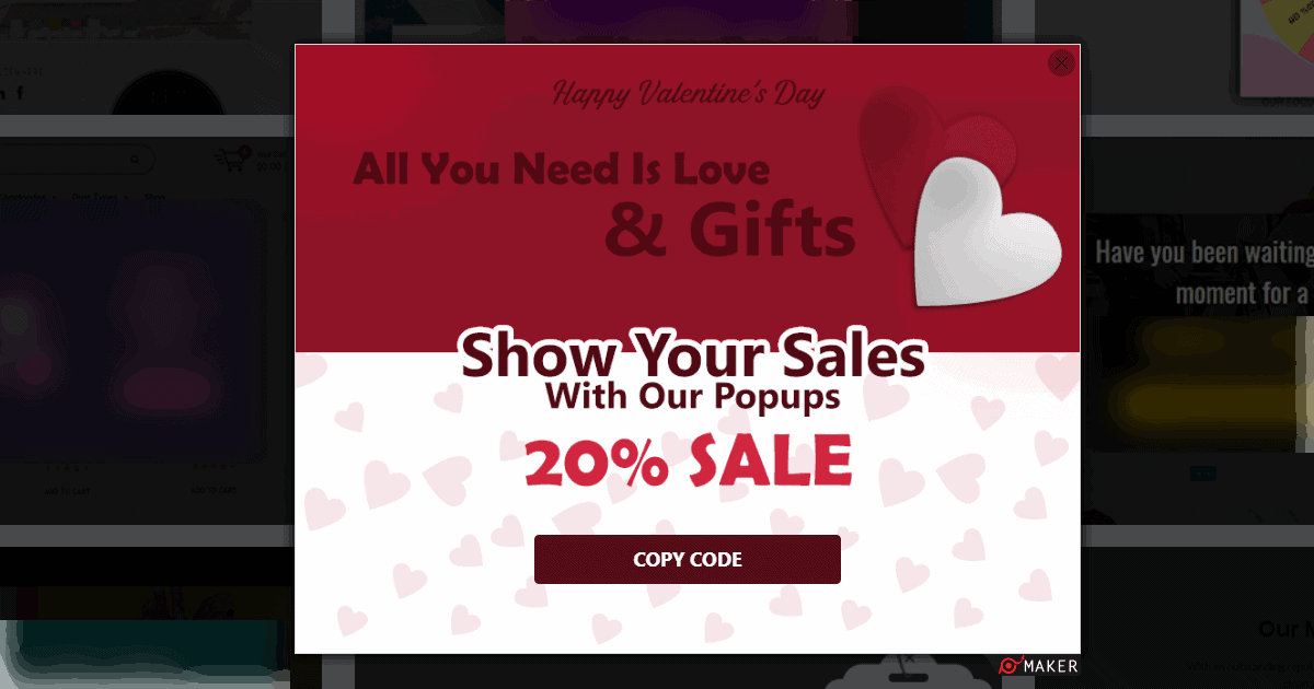 coupon popups gift