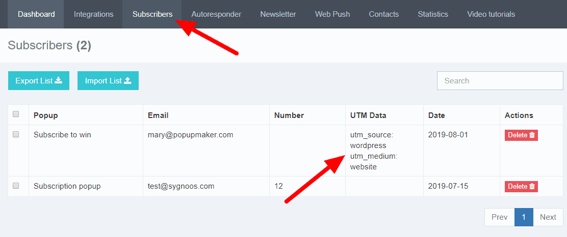 UTM Code Detection - Popup Maker