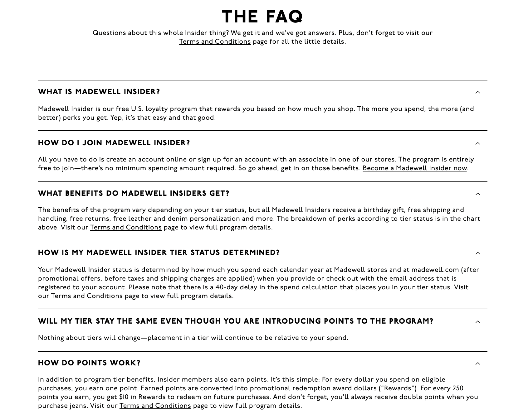 FAQ for Customer Retention