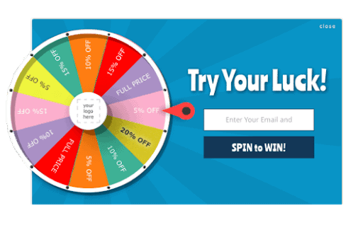 Gamification pop ups design