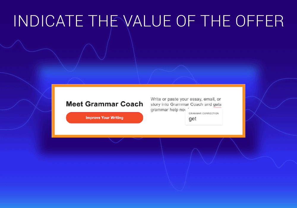 Indicate the Value of the Offer