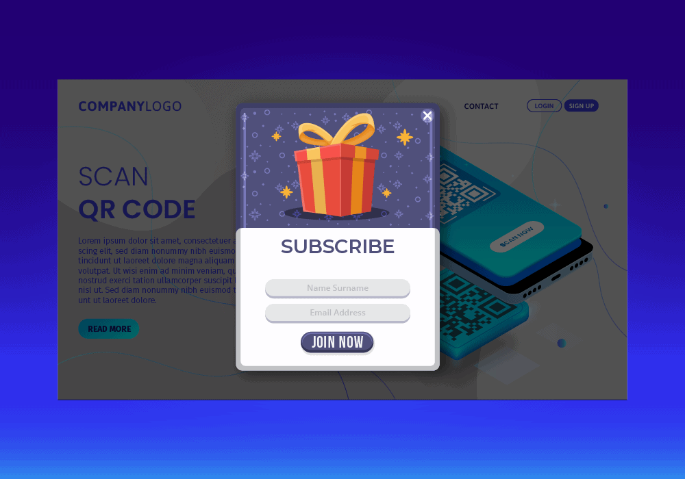 Create Pop-Ups That Will Guide Your Visitors Towards An Email Form